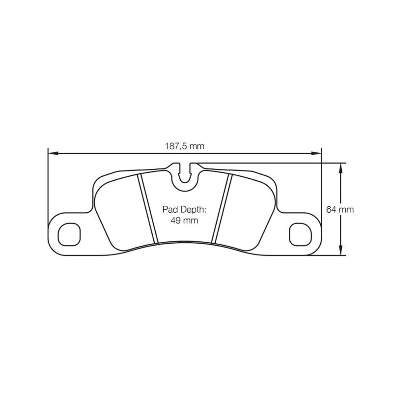 Placute Frana Pagid RSL29 Endurance - Porsche 718 Cayman/991/Boxster