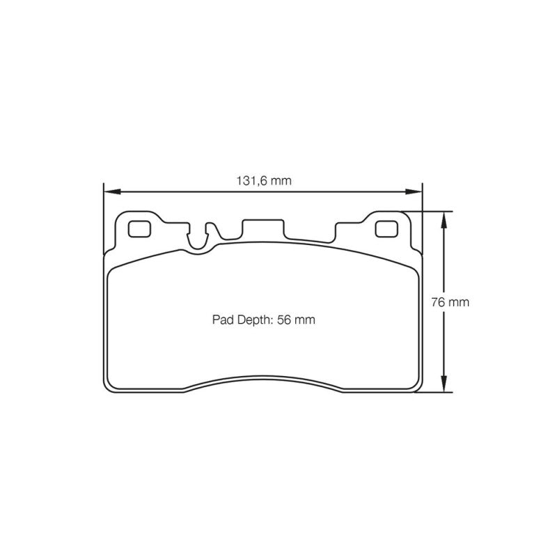 Placute Frana Pagid RSC1 Ceramic Endurance - Mercedes CLS/SLS AMG