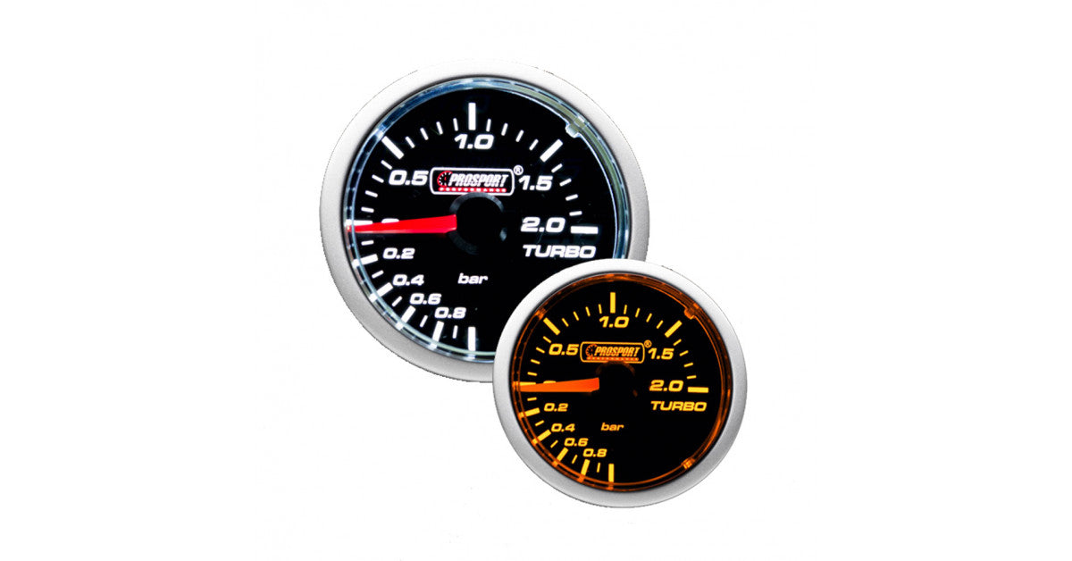 Ceas Mecanic Presiune Turbo PROSPORT  52MM ( -1 la +2 Bar)