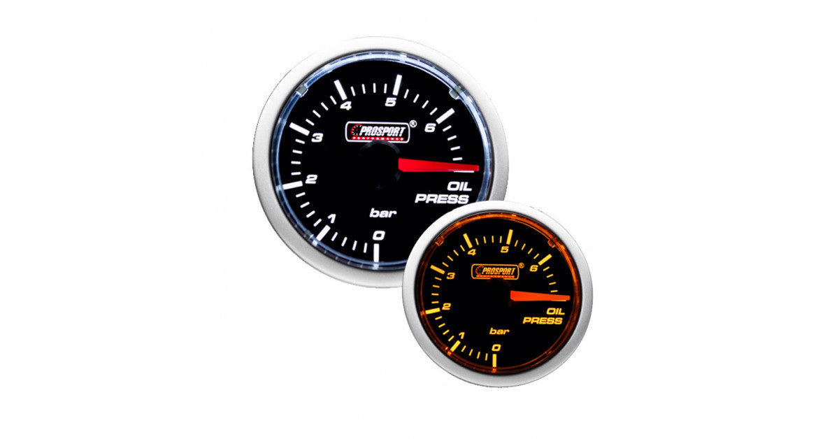 Ceas Presiune Ulei Prosport Diametru 52MM 0-7 Bari + senzor