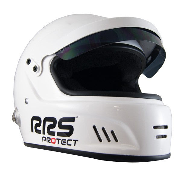 Casca FIA integrala RRS PROTECT RALLY Alb