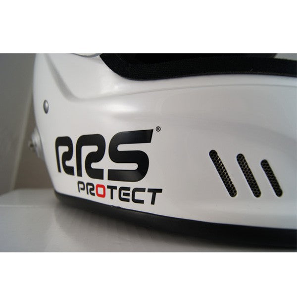 Casca FIA integrala RRS PROTECT RALLY Alb