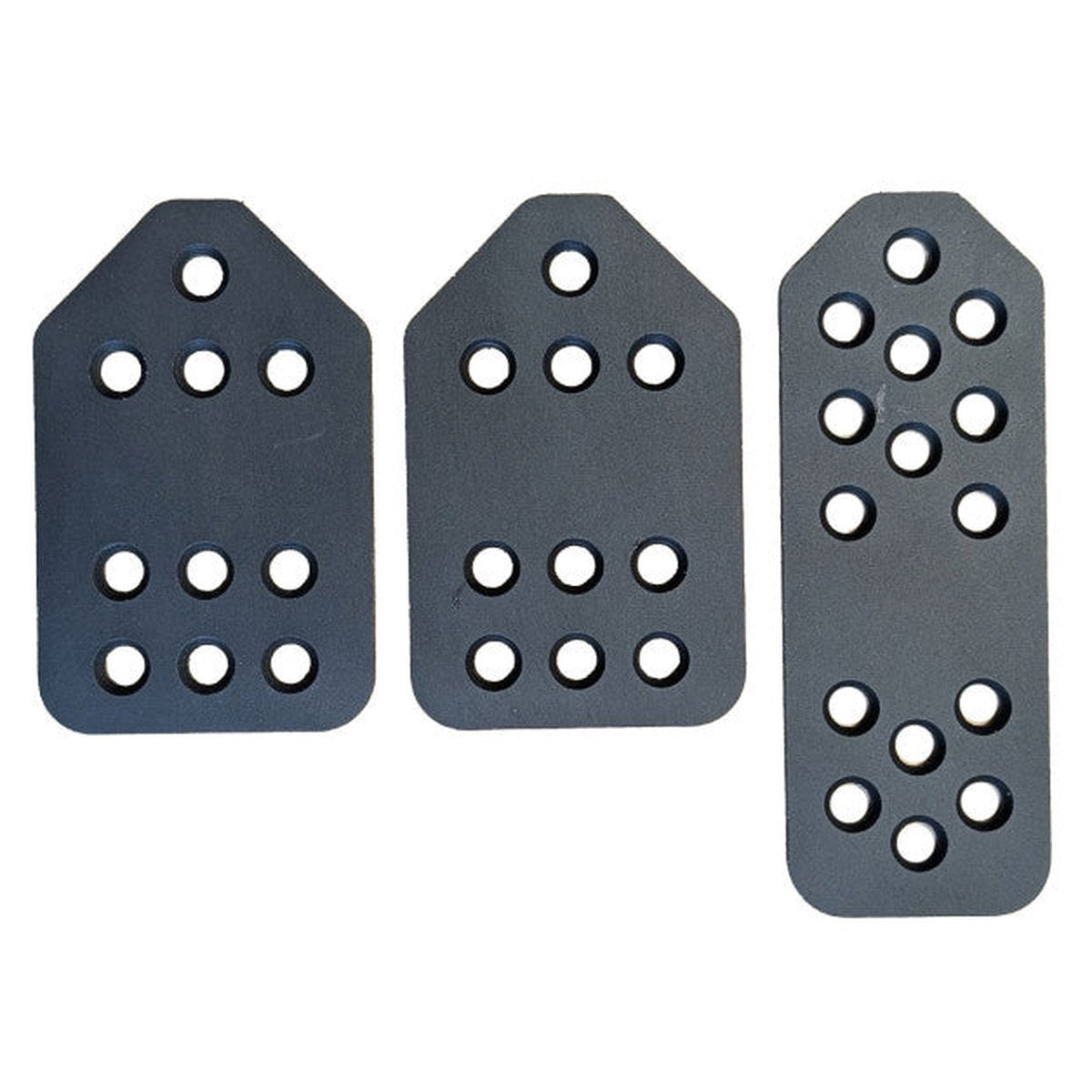 Set Pedale Aluminiu Anodizat Negru
