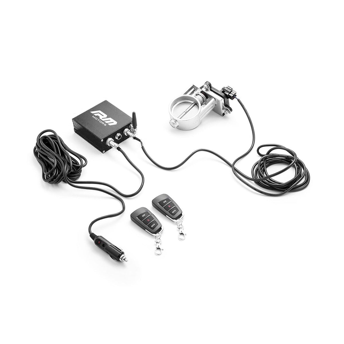 Clapeta de evacuare electrica cu unitate de control - 76 mm (cod PROM.EPCUT001A30+ADZ)