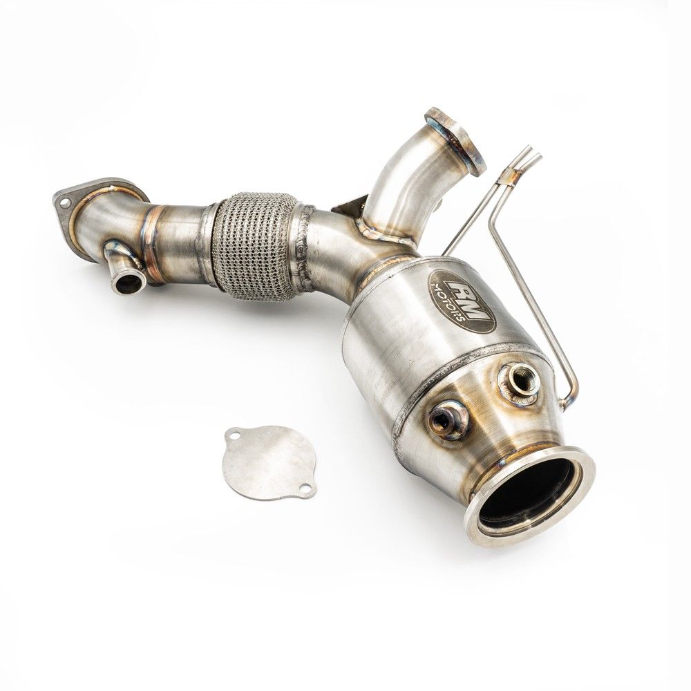 Downpipe RM-Motors BMW G30 540d B57 +CATALIZATOR HJS 200 cpsi EURO 6