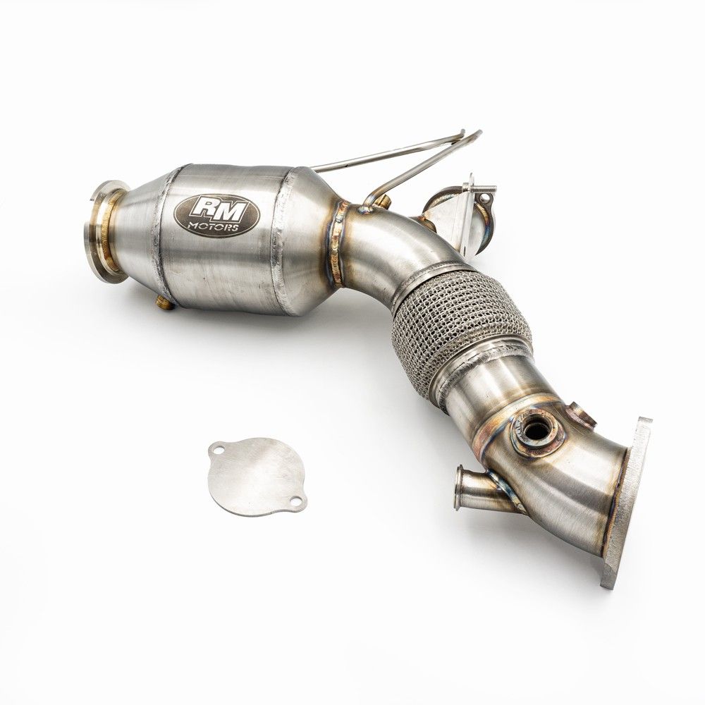 Downpipe RM-Motors BMW G30 540d B57 +CATALIZATOR HJS 200 cpsi EURO 6