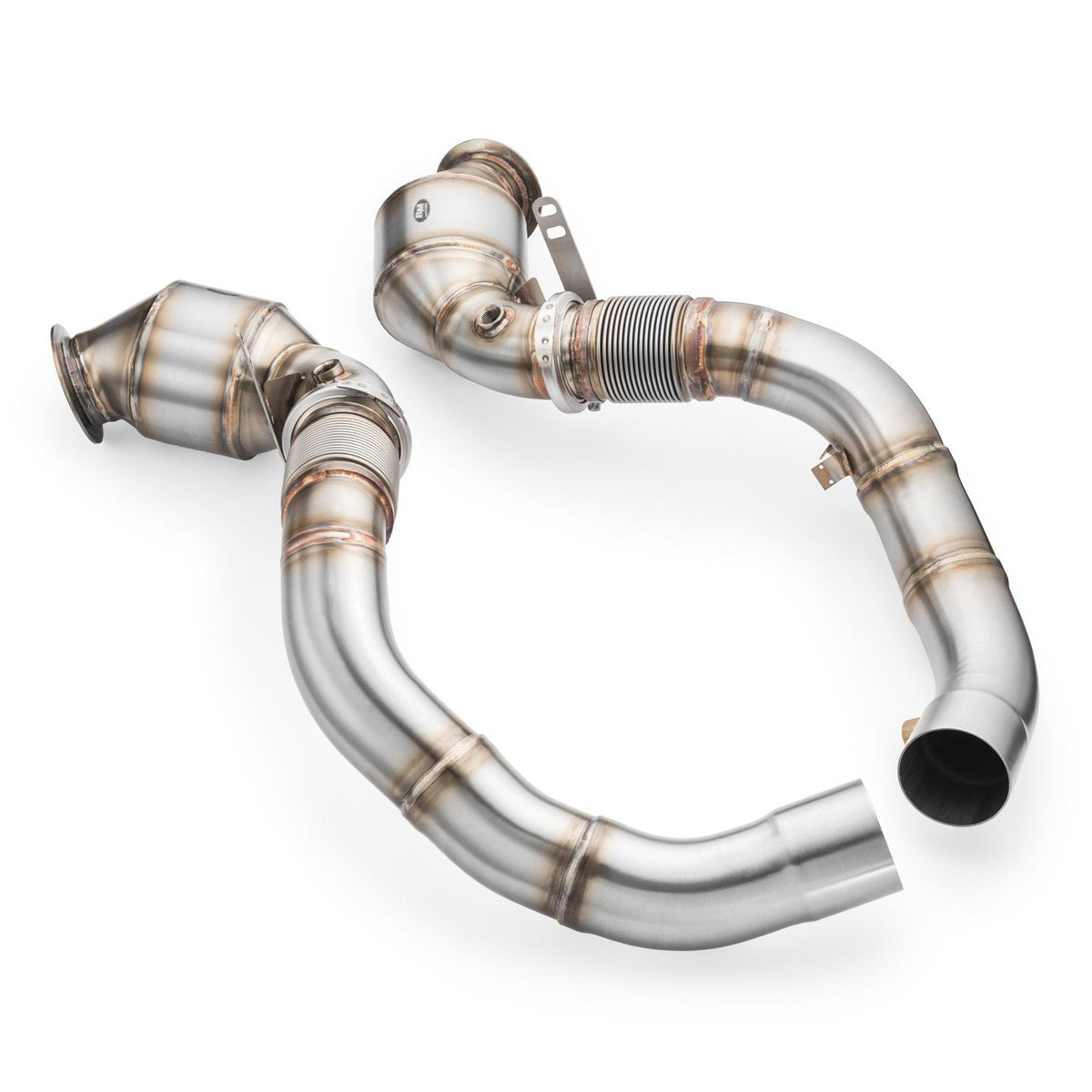 Downpipe RM-Motors BMW M8 F91 + CATALIZATOR HJS 300 cpsi EURO 6