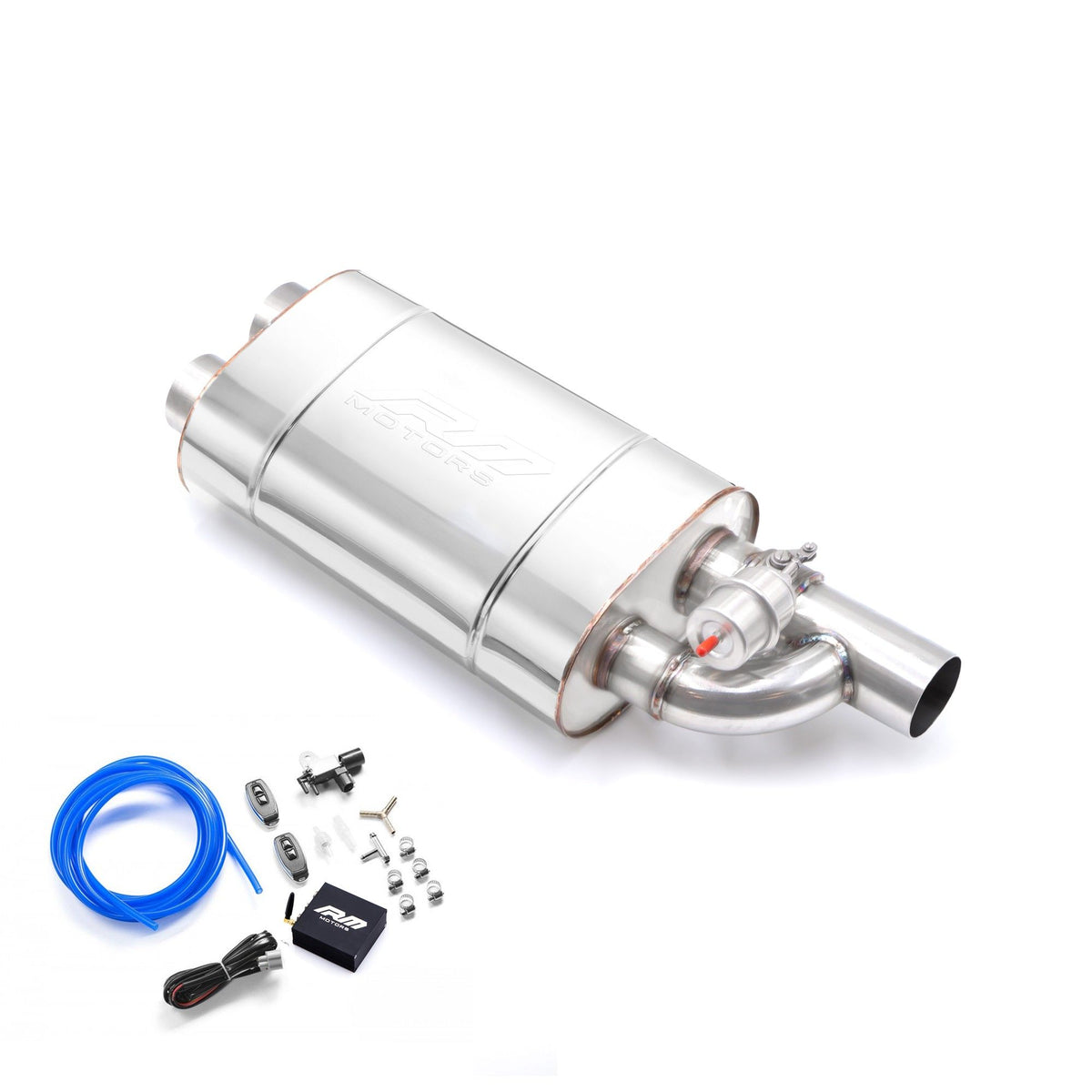 Set tobe esapament sport cu clapeta vacuum EV03