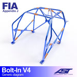 AST Bolt In V4, 6-point - Volkswagen Polo (6N) 3-door Hatchback