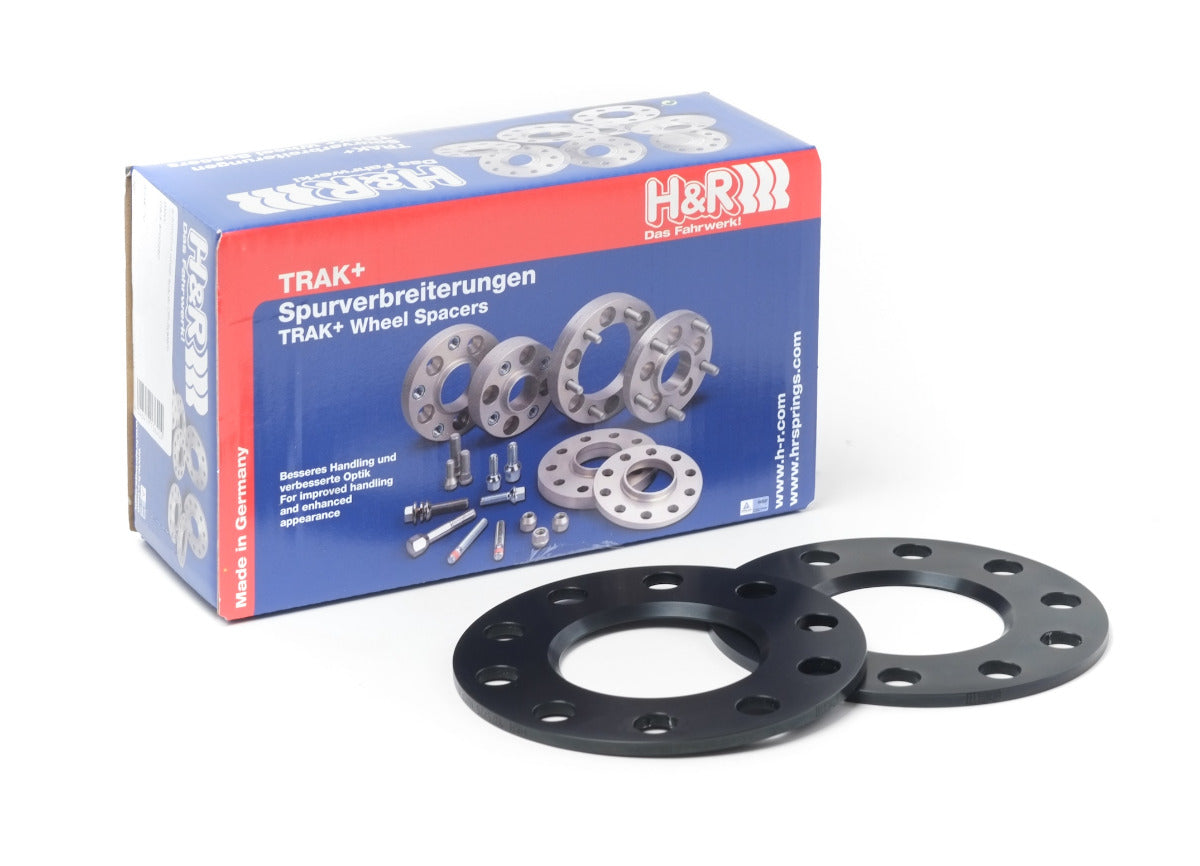 Set 2 distantiere roata H&R 5mm - 5x112 CB 66.5 (negru)