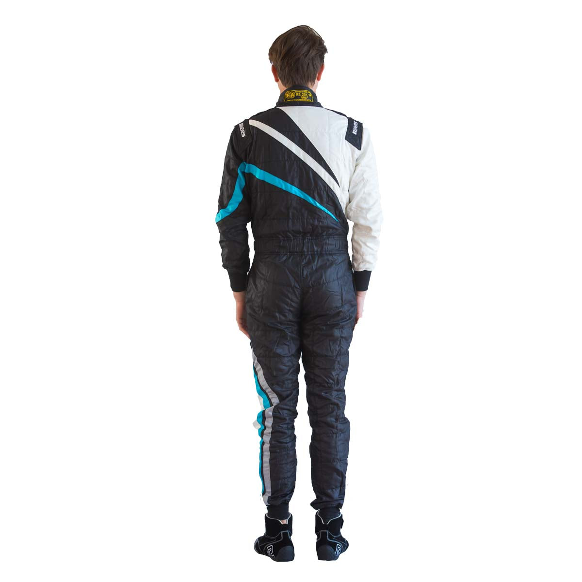 Combinezon FIA RRS RACE SUIT EVO DYNAMIC BLACK / LIGHT BLUE