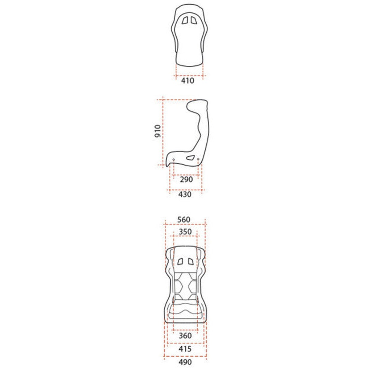 Scaun FIA GT2i Pro 02M V2 Fibra cu Urechi - Valabilitate 2031
