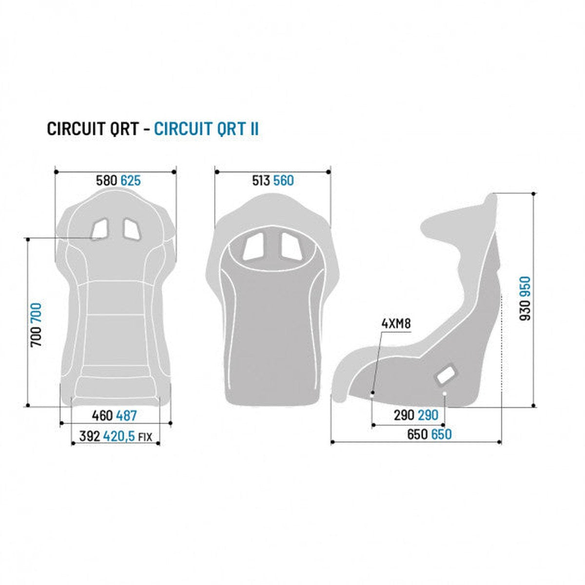 Scaun FIA Sparco Circuit QRT