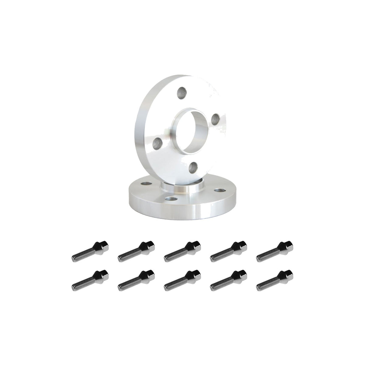 Set distantiere 10mm Renault Twingo 1 (1992-2007) + 10 prezoane conice M12x1.5 35mm