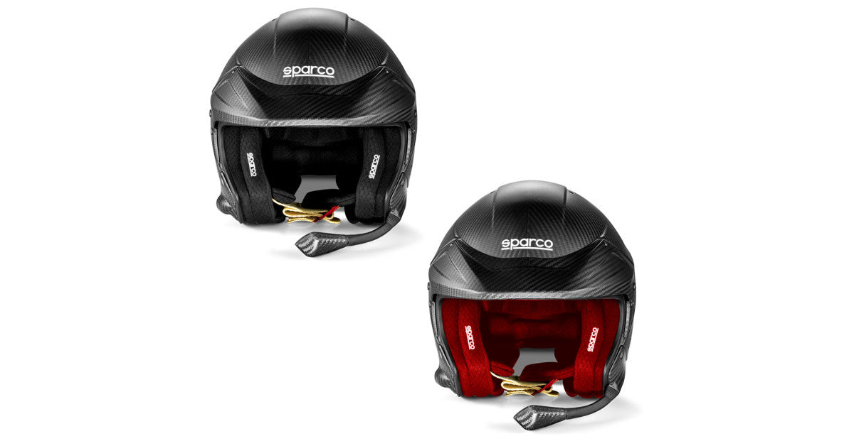 CASCA SPARCO FLUX RJ-I CARBON HANS FIA8859-2024
