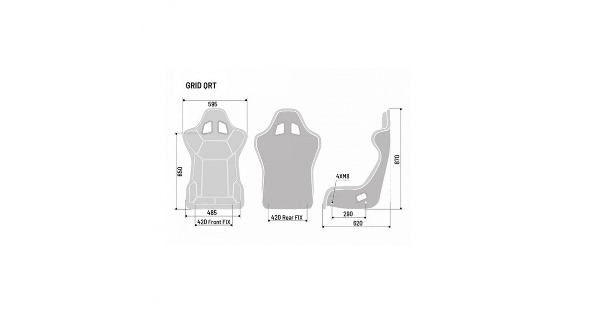 Scaun FIA Sparco Grid Q Fibra