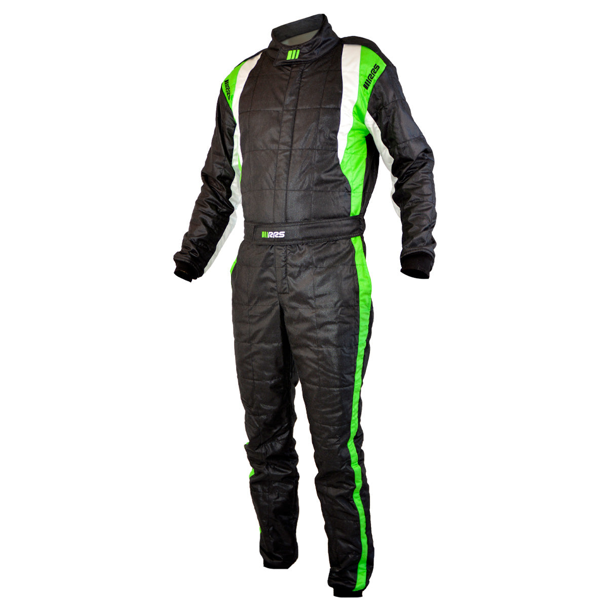 Combinezon FIA RRS SPEED RACE SUIT BLACK AND GREEN