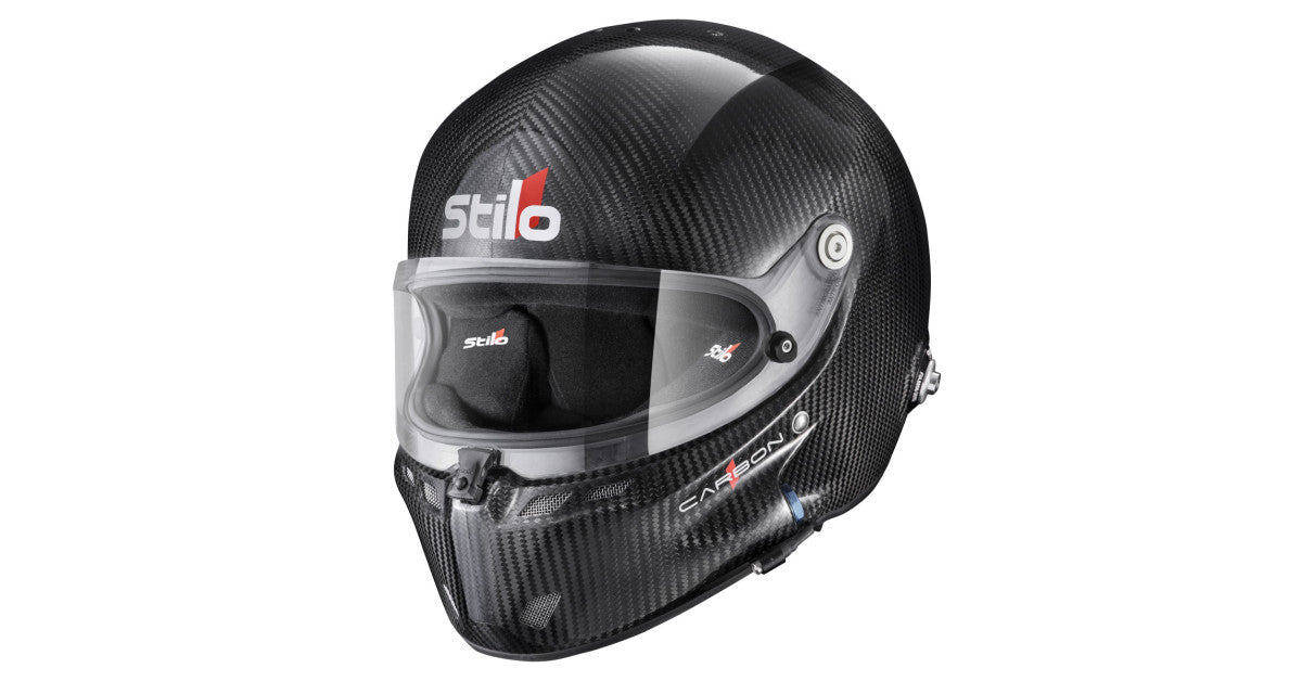 CASCA STILO ST6 F CARBON TURISMO - SNELL SA2025 FIA 8859-24 HANS FIA8858-10