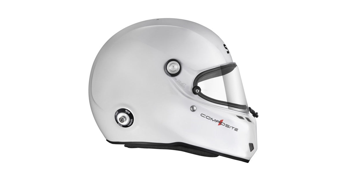 CASCA STILO ST6 FN COMPOSITE WHITE/BLACK - SNELL SA2025 FIA 8859-24 HANS FIA8858-10