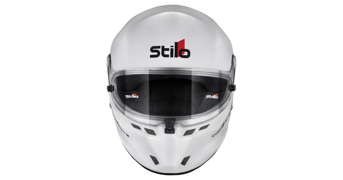 CASCA STILO ST6 FN COMPOSITE WHITE/BLACK - SNELL SA2025 FIA 8859-24 HANS FIA8858-10