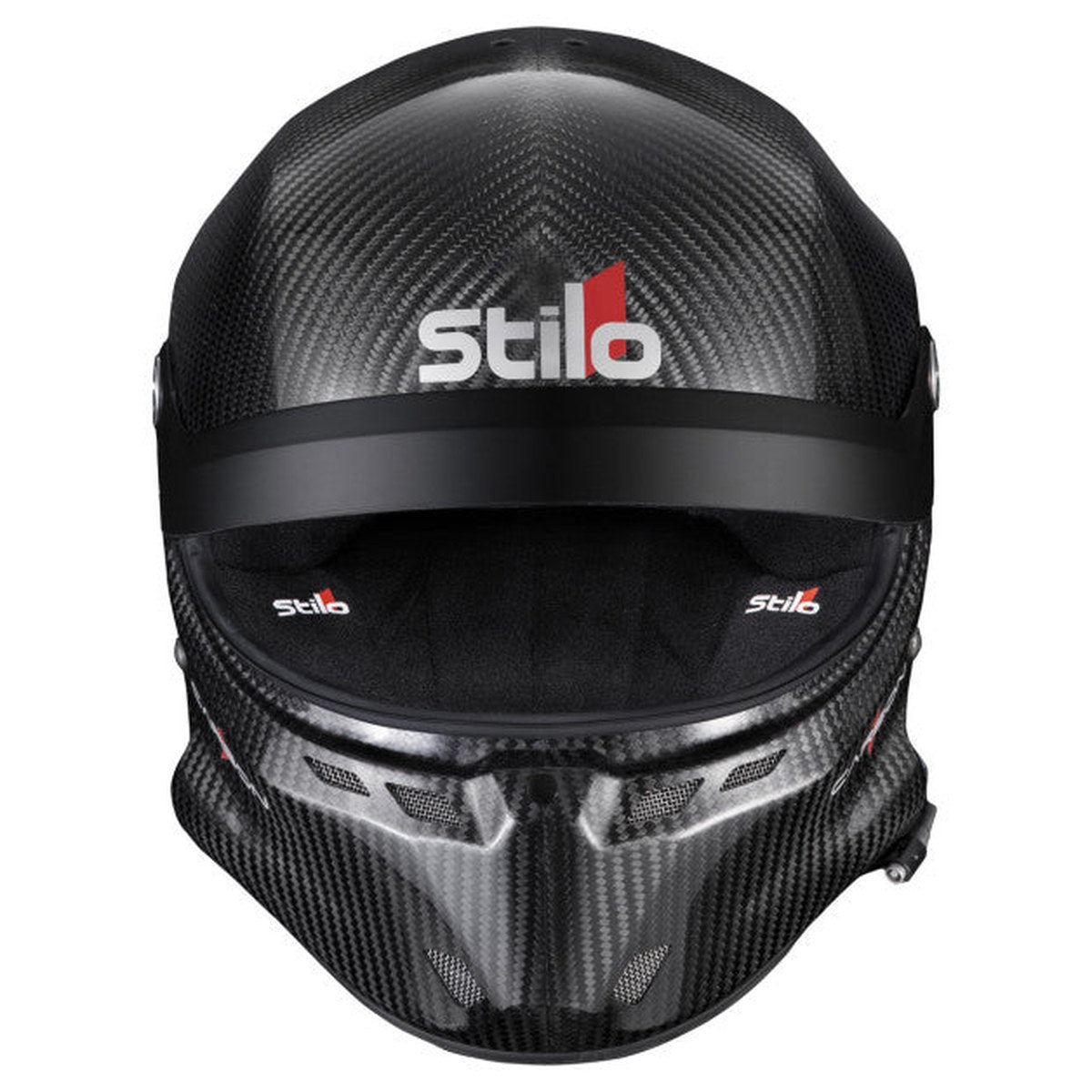 CASCA STILO ST6 GT CARBON TURISMO - SNELL SA2025 FIA 8859-24 HANS FIA8858-10