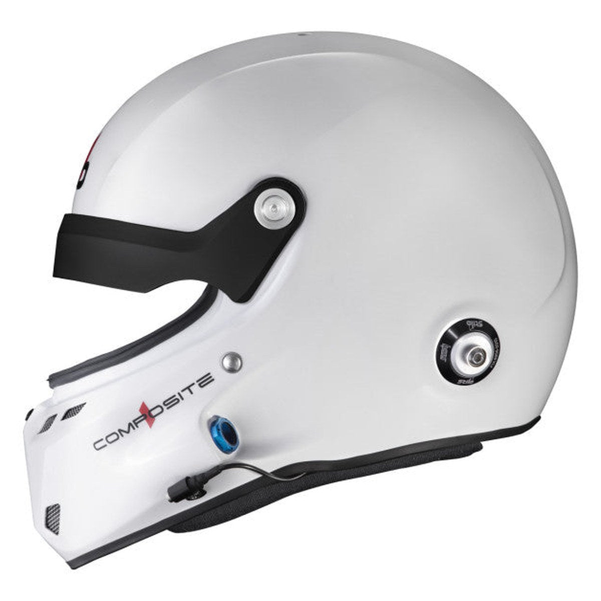 CASCA STILO ST6 GT TURISMO COMPOSITE ALB/NEGRU - SNELL SA2025 FIA 8859-24 HANS FIA8858-10