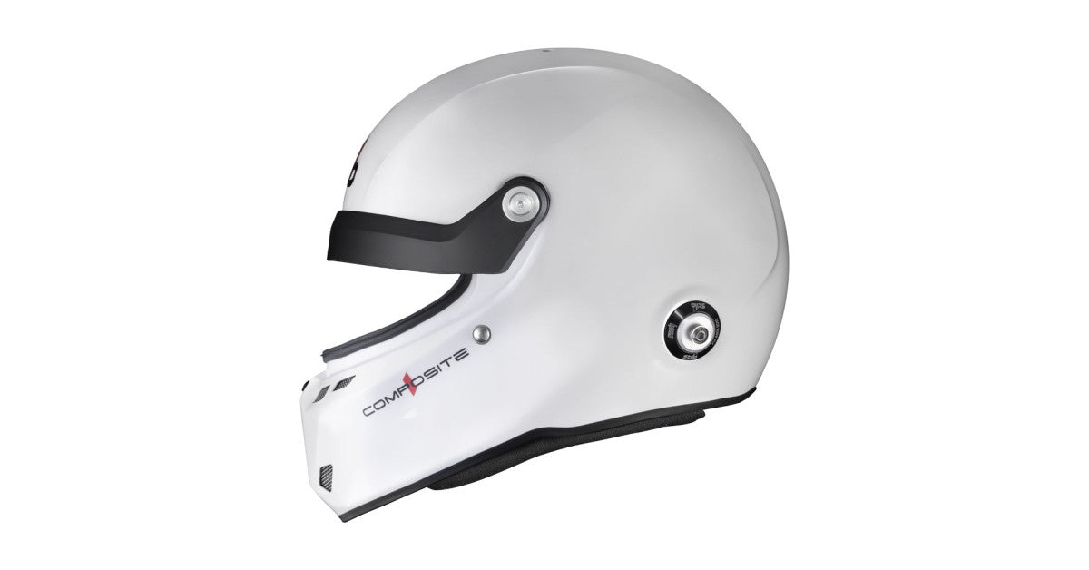 CASCA STILO ST6 GTN COMPOSITE WHITE/BLACK - SNELL SA2020 FIA 8859-24 HANS FIA8858-10