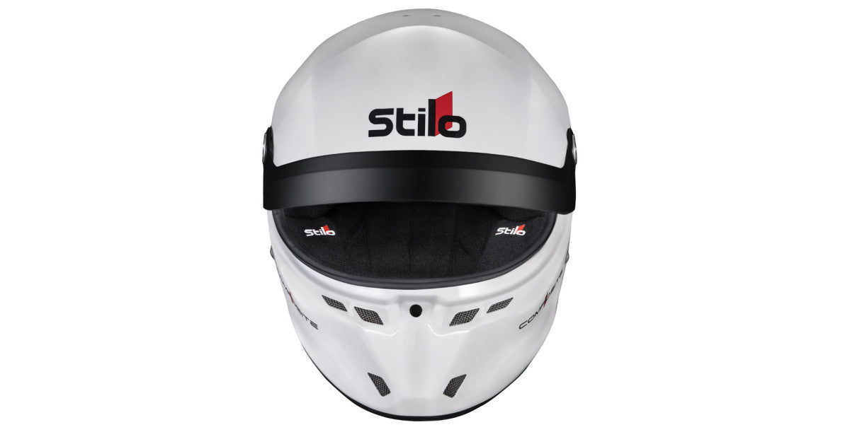 CASCA STILO ST6 GTN COMPOSITE WHITE/BLACK - SNELL SA2020 FIA 8859-24 HANS FIA8858-10