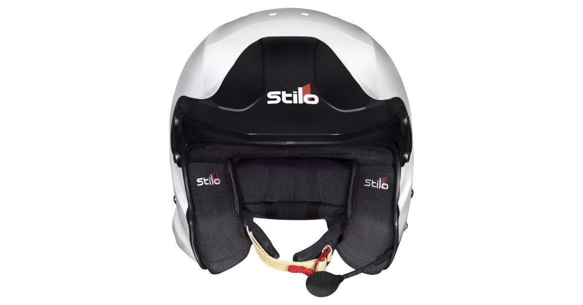 CASCA STILO VENTI TROPHY RALLY SNELL 2020 WHITE/BLACK