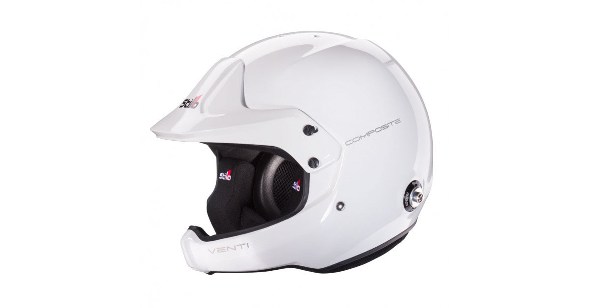 CASCA STILO VENTI WRC COMPOSITE WHITE WITH BLACK FOAM