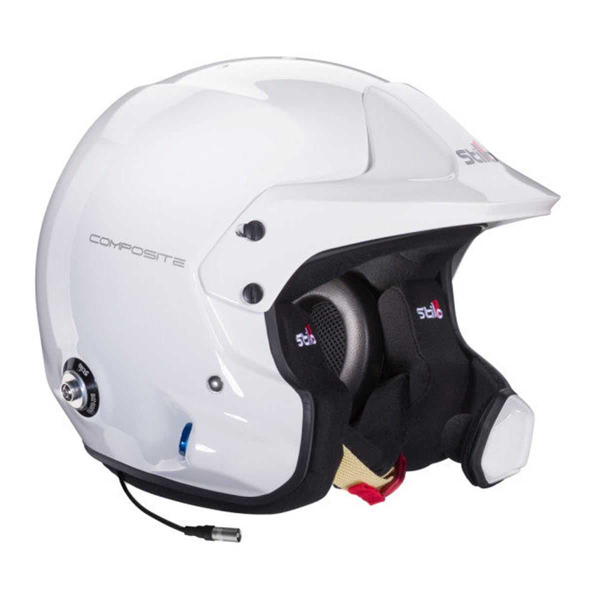CASCA STILO VENTI WRC TURISMO COMPOSITE ALB/NEGRU