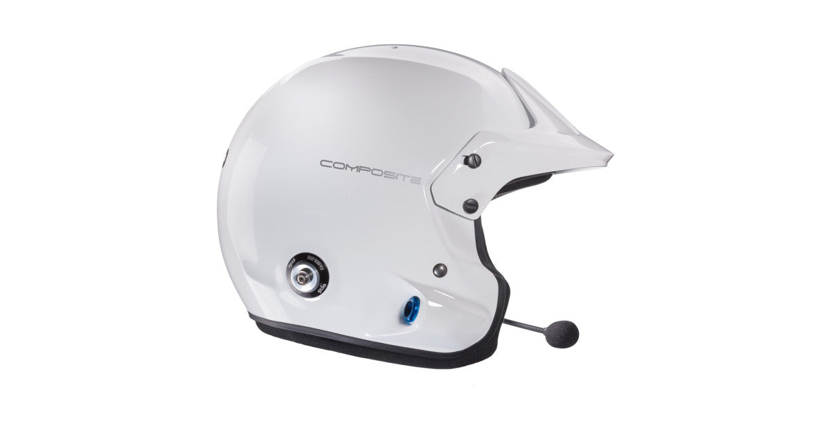 CASCA STILO VENTI4 TROPHY PLUS COMPOSITE CASCA - SNELL SA2025 FIA 8859-2024 WHITE/BLACK INTERIOR