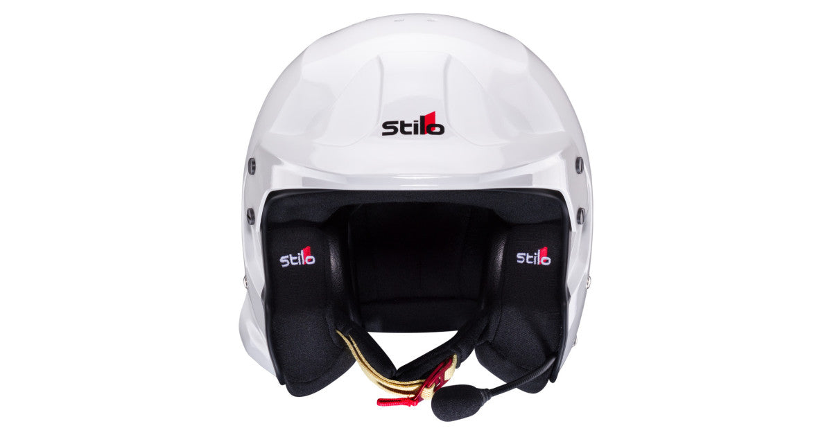 CASCA STILO VENTI4 TROPHY PLUS COMPOSITE CASCA - SNELL SA2025 FIA 8859-2024 WHITE/BLACK INTERIOR