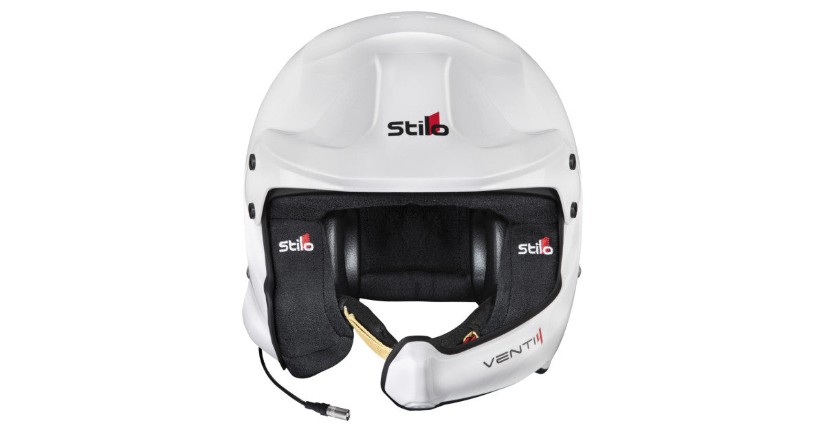 CASCA STILO VENTI4 WRC TURISMO WHITE/BLACK CASCA - HANS