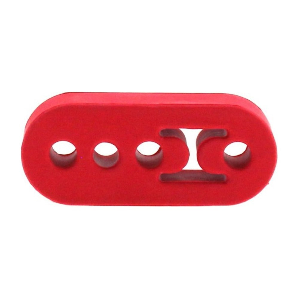 Tampon Suspendare Toba din Cauciuc, 4 Gauri, Reglabil, Rosu, Set 2 Bucati, Let's Race
