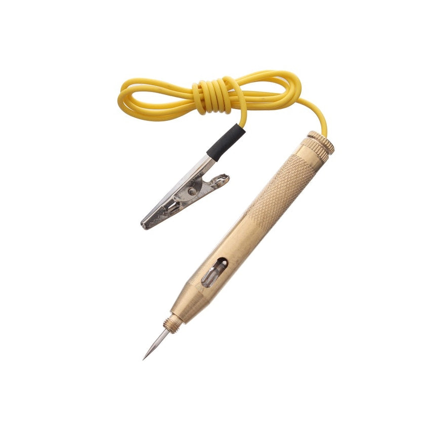 Tester tensiune auto tip creion, cablu 66 cm cu clema crocodil