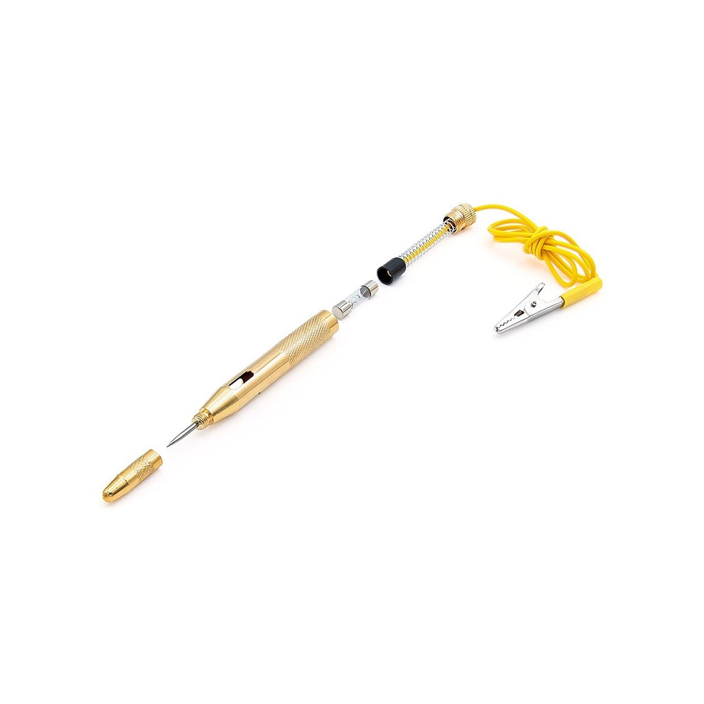 Tester tensiune auto tip creion, cablu 66 cm cu clema crocodil