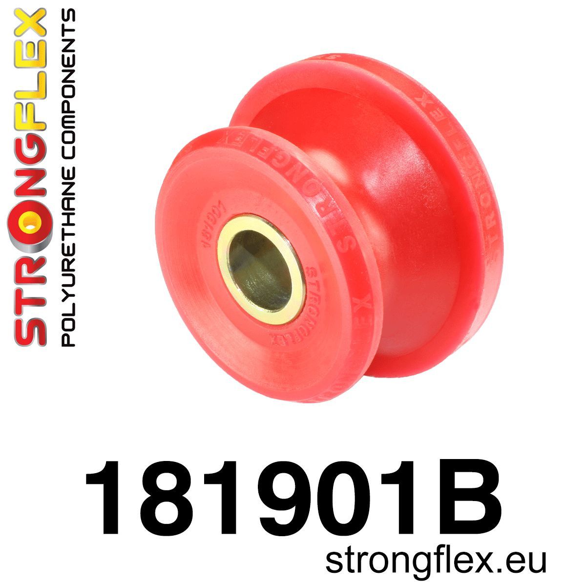 Piesa poliuretan Strongflex - frontala superioara shock mount - Porsche 911, 912, 914 - 181901B