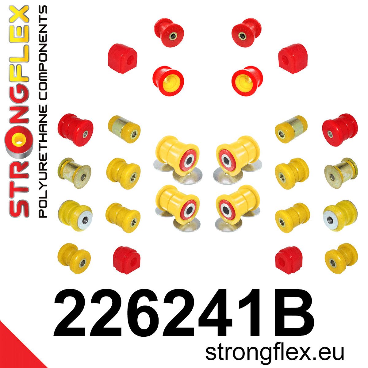 Kit complet bucse poliuretan Strongflex pentru suspensie - Volkswagen Passat - 226241B