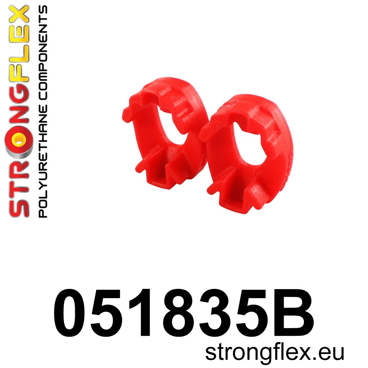Insertie poliuretan Strongflex tampon motor inferior spate - Peugeot 207, 208, 308 - 051835B