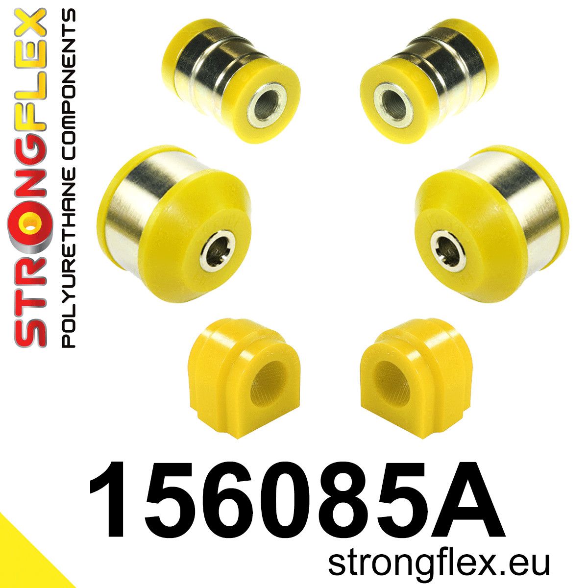 Kit bucse poliuretan Strongflex suspensie fata SPORT - Renault Clio - 156085A