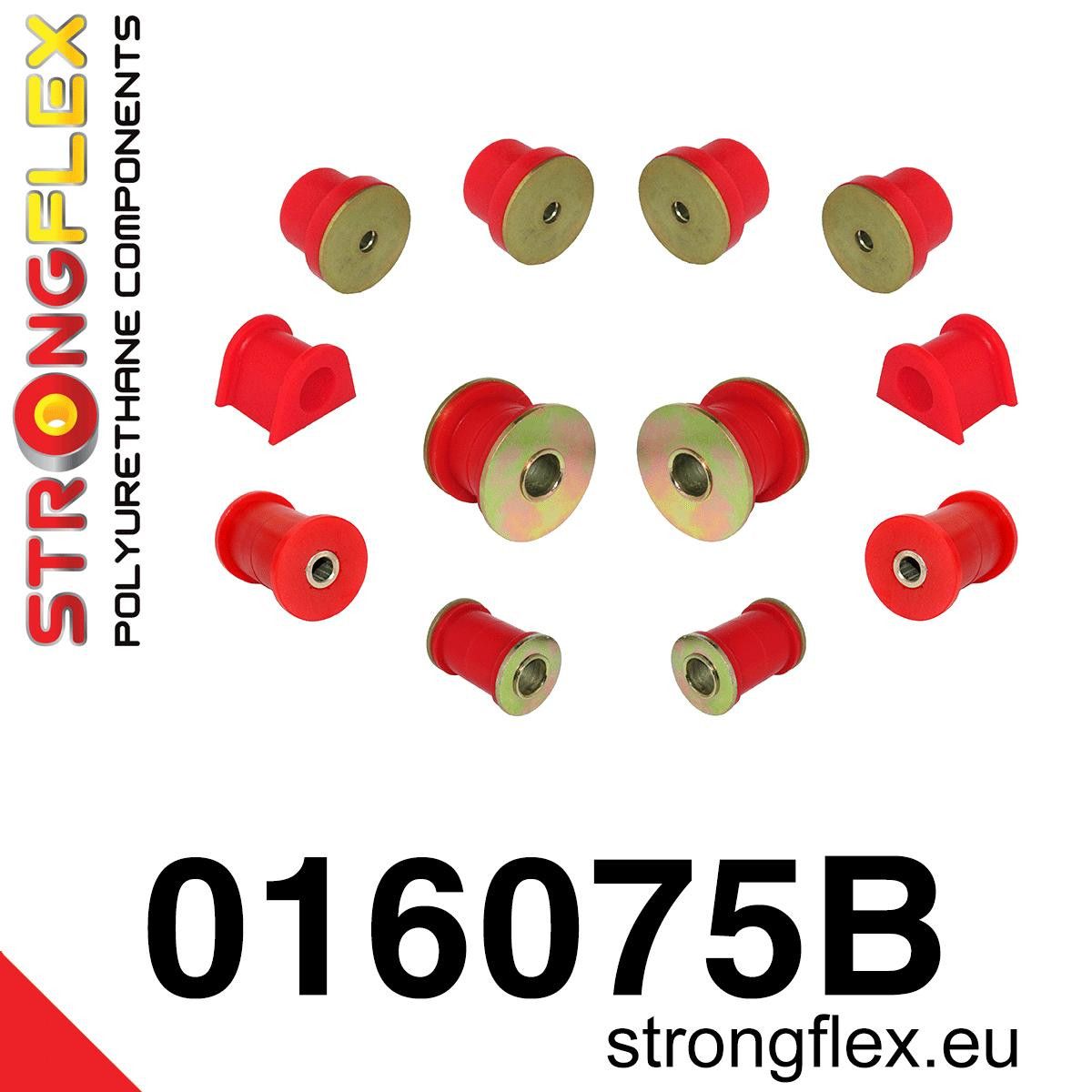 Kit bucse poliuretan Strongflex suspensie fata - Alfa Romeo 147, 156, GT - 016075B