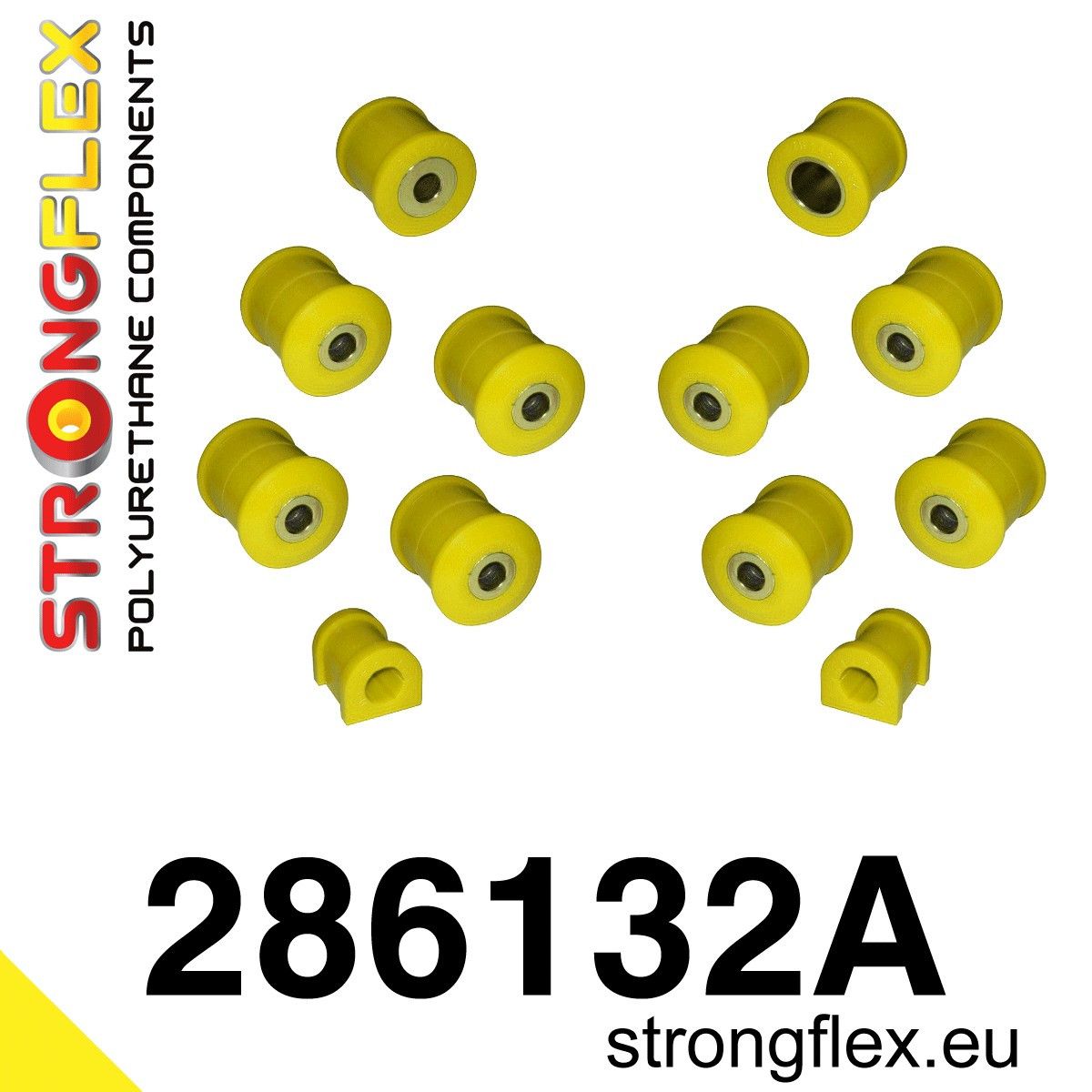 Kit bucse poliuretan Strongflex suspensie spate SPORT - Nissan Patrol / Safari - 286132A