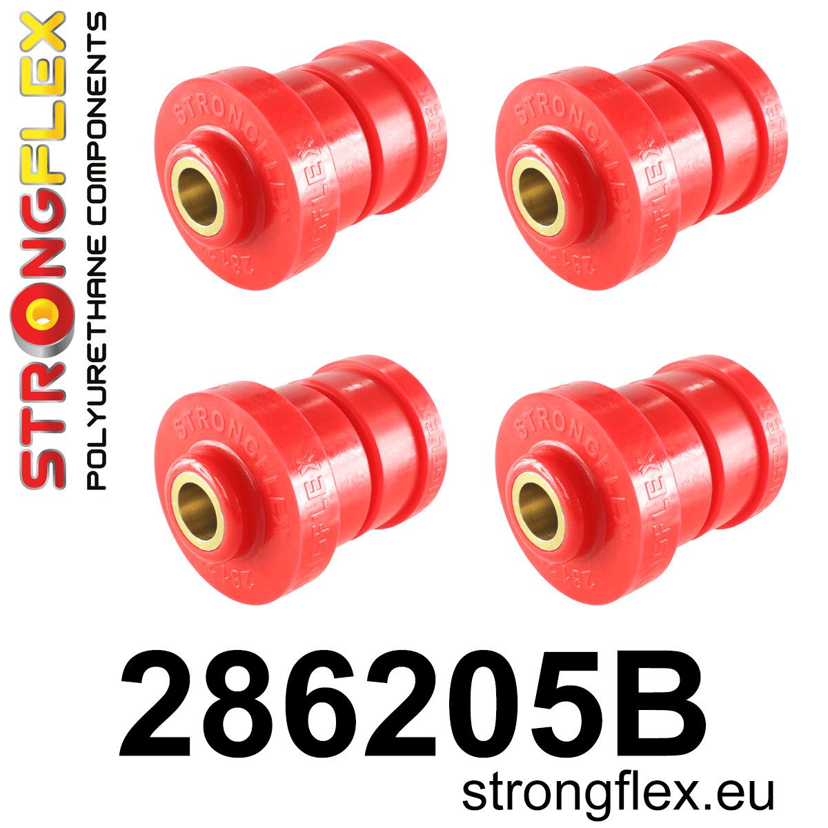 Kit bucse poliuretan Strongflex subcadru spate AWD - Nissan Skyline - 286205B