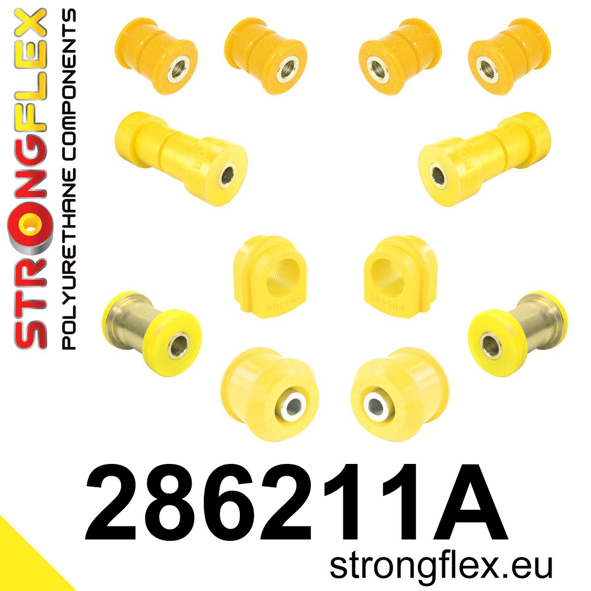 Kit bucse poliuretan Strongflex suspensie fata SPORT - Nissan Skyline - 286211A