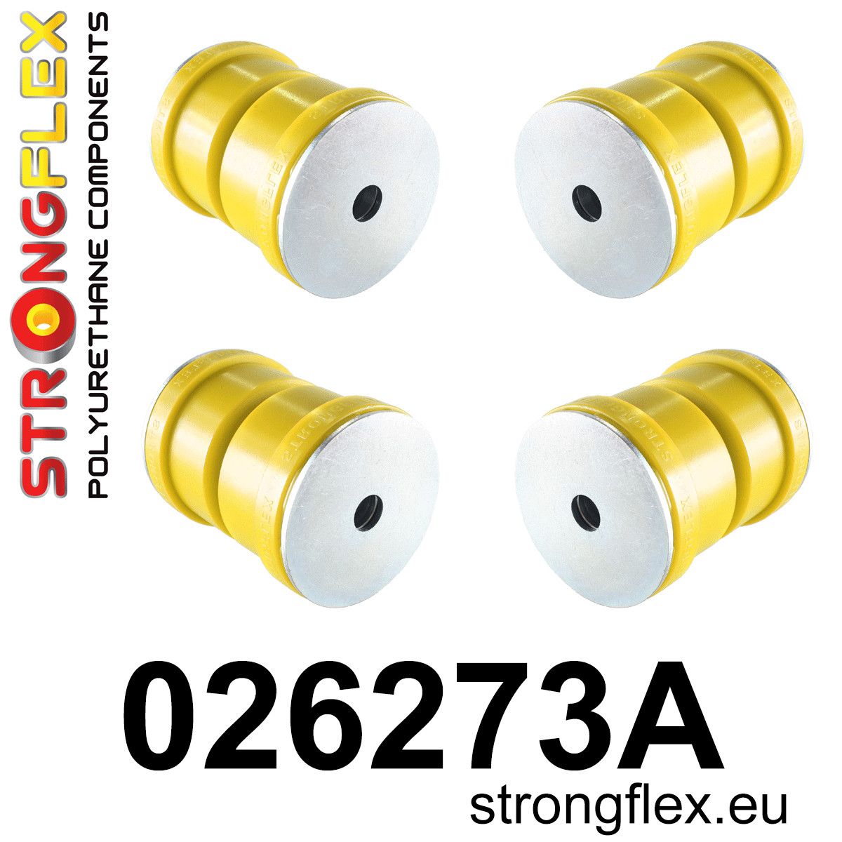 Kit bucse poliuretan Strongflex subcadru spate - before 28.05.2012 SPORT - Audi A3 / S3 / RS3, TT / TTS / TTRS - 026273A