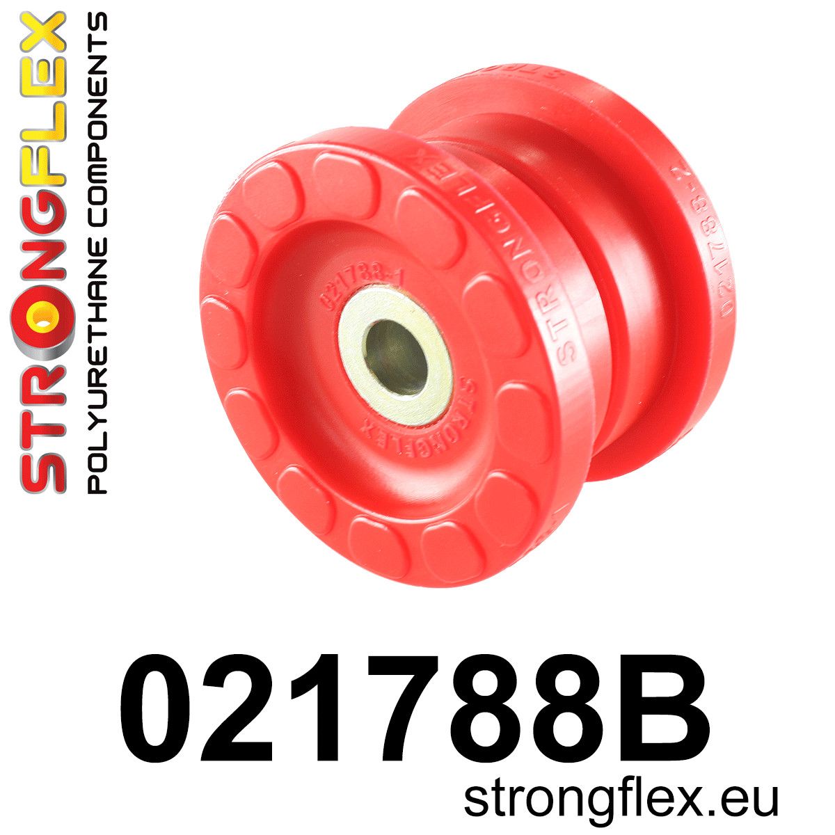 Bucsa poliuretan Strongflex posterioara diferential spate - Audi A3 / S3 / RS3, TT / TTS / TTRS / Seat Leon - 021788B