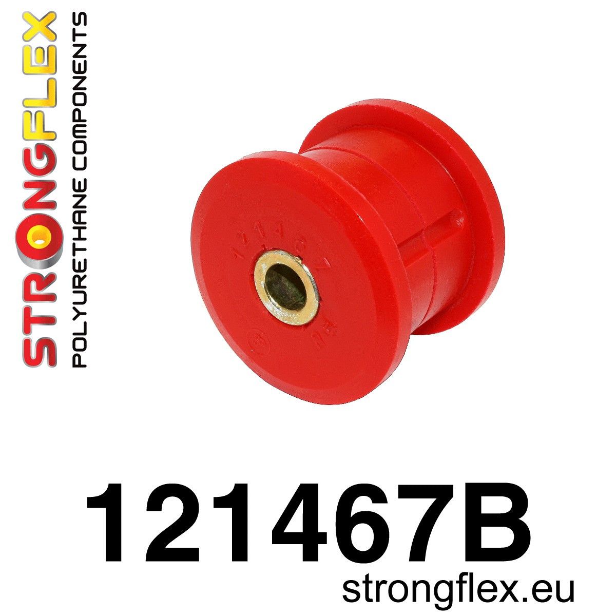 Piesa poliuretan Strongflex - posterioara inferioara track control brat interioara Bucsa 52mm - Mitsubishi Lancer Evolution - 121467B