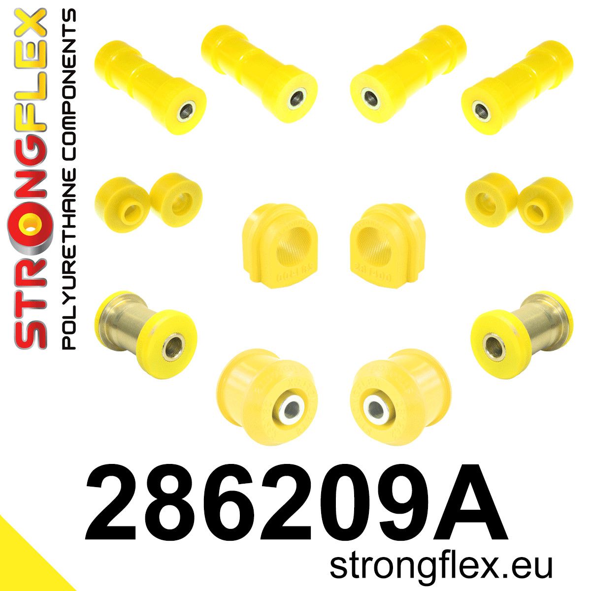 Kit bucse poliuretan Strongflex suspensie fata SPORT - Nissan Skyline - 286209A