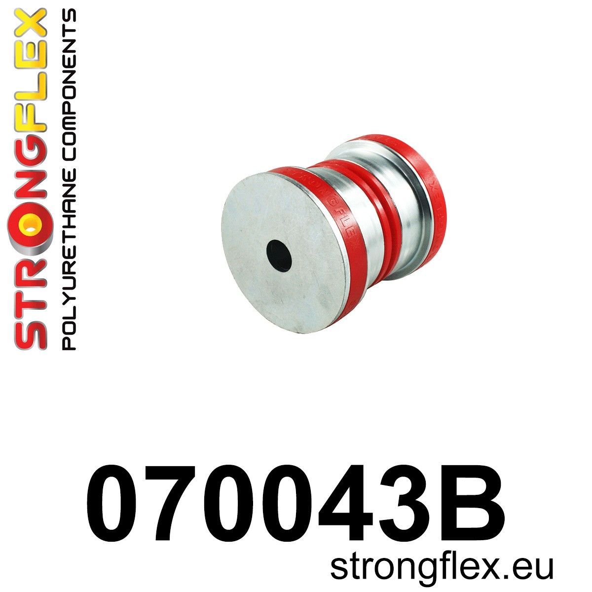 Bucsa poliuretan Strongflex posterioara subcadru spate - Ford Mustang - 070043B